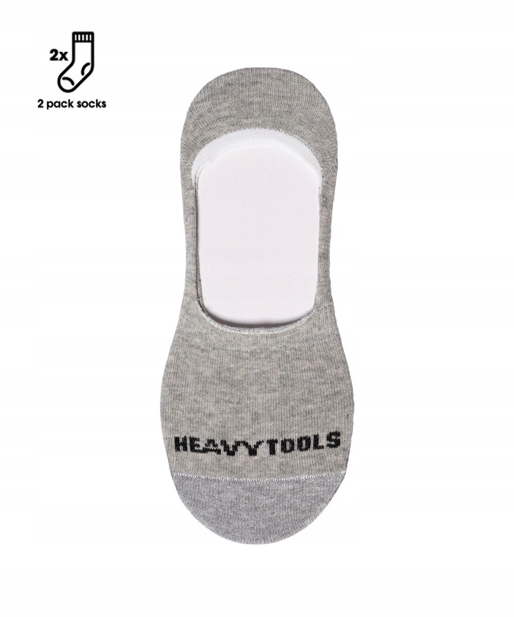 HEAVY TOOLS SKARPETY OPUR25 UNISEX STOPKI SZARE ROZMIAR 37-41 DWIE PARY