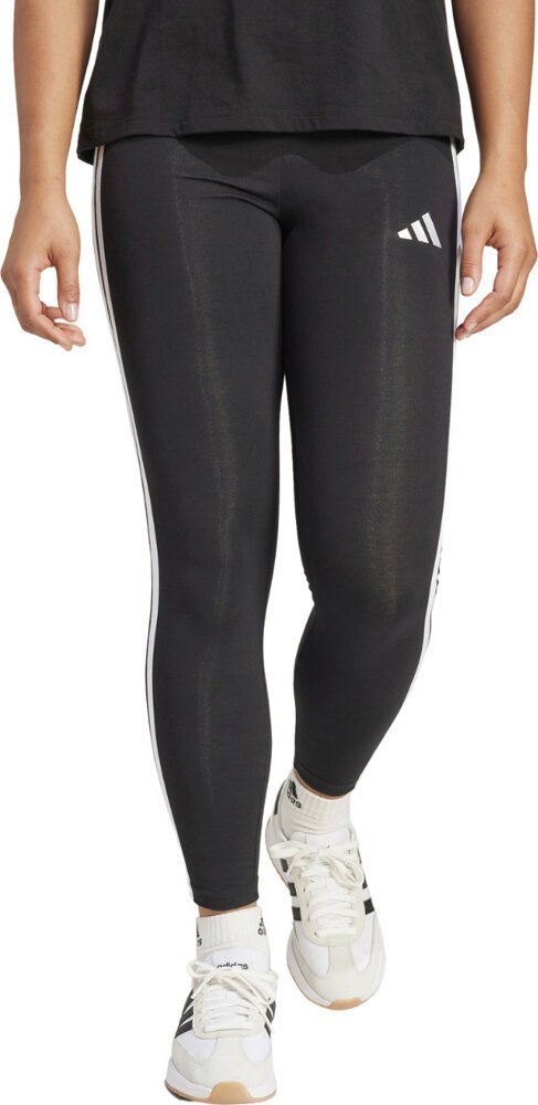 Legginsy damskie adidas Essentials 3-Stripes Cotton czarne JE0072 XL