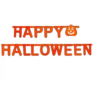 GO Baner Happy Halloween - 160 cm - 1 szt. GI-PAHH - Halloween - miniaturka - grafika 1