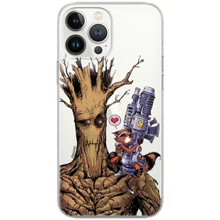 Etui Marvel dedykowane do Xiaomi REDMI NOTE 10 5G / POCO M3 PRO, wzór: Strażnicy Galaktyki 001 Etui częściowo przeźroczyste, oryginalne i oficjalnie.. - Etui i futerały do telefonów - miniaturka - grafika 1