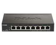 Pozostałe akcesoria sieciowe - D-LINK 8-Port Layer2 PoE Smart Gigabit Switch 8x 10/100/1000Mbps TP RJ-45 PoE Port 802.3af/at Power-over-Ethernet up to 30 Watt - miniaturka - grafika 1