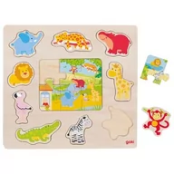 Łamigłówki - Puzzle z układanką zoo - miniaturka - grafika 1