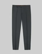 Spodnie męskie - spodnie zogno zielony slim fit - miniaturka - grafika 1