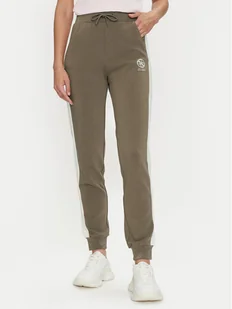 Guess Spodnie dresowe Elea V4YB02 KCDN0 Brązowy Regular Fit - Dresy damskie - miniaturka - grafika 1