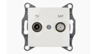 Gniazdka elektryczne - Schneider Electric Schneider Sedna kremowy gniazdo RTV-SAT końcowe) SDN3401623 - miniaturka - grafika 1