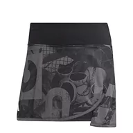 Spódnice - adidas Damska spódnica Rock Club Graphskirt, Grey Five/Black/Carbon, HR6492, L - miniaturka - grafika 1