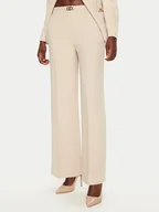 Spodnie damskie - Marciano Guess Spodnie materiałowe 5RGB02 7115A Beżowy Regular Fit - miniaturka - grafika 1