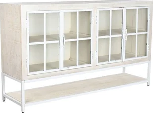 DKD Home Decor Kredens DKD Home Decor 170 x 45 x 100 cm Metal Biały Drewno mango - Kredensy - miniaturka - grafika 1