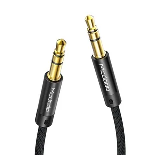 Kabel mini jack 3,5mm AUX Mcdodo CA-6640 1.2m (czarny) - Kable - miniaturka - grafika 1