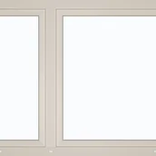 Okna - Okno PCV 3-szybowe fasadowe 85/O18 białe 1465x1135 mm otwierane do wewnątrz prawe - miniaturka - grafika 1