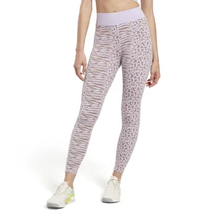 Damskie Legginsy REEBOK MOD SAFARI COTTON TIGHT HT6070 – Fioletowy - Legginsy - miniaturka - grafika 1