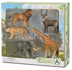 Collecta Zestaw 5 zwierząt Safari - Figurki dla dzieci - miniaturka - grafika 1