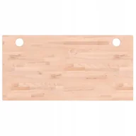 Blaty meblowe i parapety okienne - Blat do biurka, 100x50x2,5 cm, lite drewno bukowe - miniaturka - grafika 1