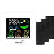 Stacje pogodowe - Bezprzewodowa stacja pogody 3 czujniki mała - miniaturka - grafika 1