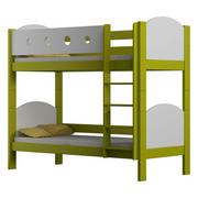 Łóżka dla dzieci i młodzieży - Łóżko piętrowe URWISEK-L 200x90 - miniaturka - grafika 1