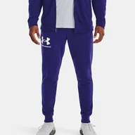 Dresy męskie - Spodnie UA Rival Terry Jogger 1361642 468 granatow - miniaturka - grafika 1