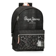 Torby na laptopy - Pepe Jeans Cintia Plecak na laptopa 15,6" Czarny 31x44x15 cm Poliester 20,46 l by Joumma Bags - miniaturka - grafika 1