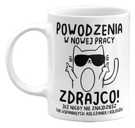 Kubki - Kubek Powodzenia w nowej pracy... ZDRAJCO! Śmieszny Kubek, 330ml - miniaturka - grafika 1