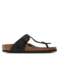 Klapki i japonki męskie - Japonki Birkenstock Gizeh 0043693 Czarny - miniaturka - grafika 1