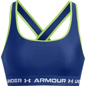Biustonosze - Biustonosz sportowy damski Crossback Mid Bra Under Armour - miniaturka - grafika 1