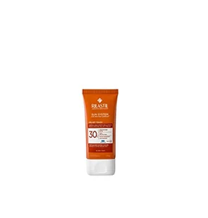 Rilastil Sun System aksamitny krem nawilżający do twarzy, bardzo miękka i szybko wchłaniająca się tekstura, skóra wrażliwa, odporny na działanie wody SPF 30, opakowanie 50 ml - Kremy do twarzy - miniaturka - grafika 1