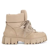 Botki damskie - Trapery MEXX MI001713343W Beżowy - miniaturka - grafika 1