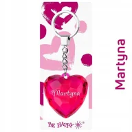 Breloczki dla dzieci - Brelok Serce Martyna - Be-Happy Gifts - miniaturka - grafika 1