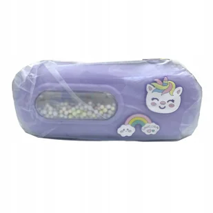 Astra Eva 3D Kitty Violet Piórnik szkolny piankowy - Piórniki - miniaturka - grafika 1