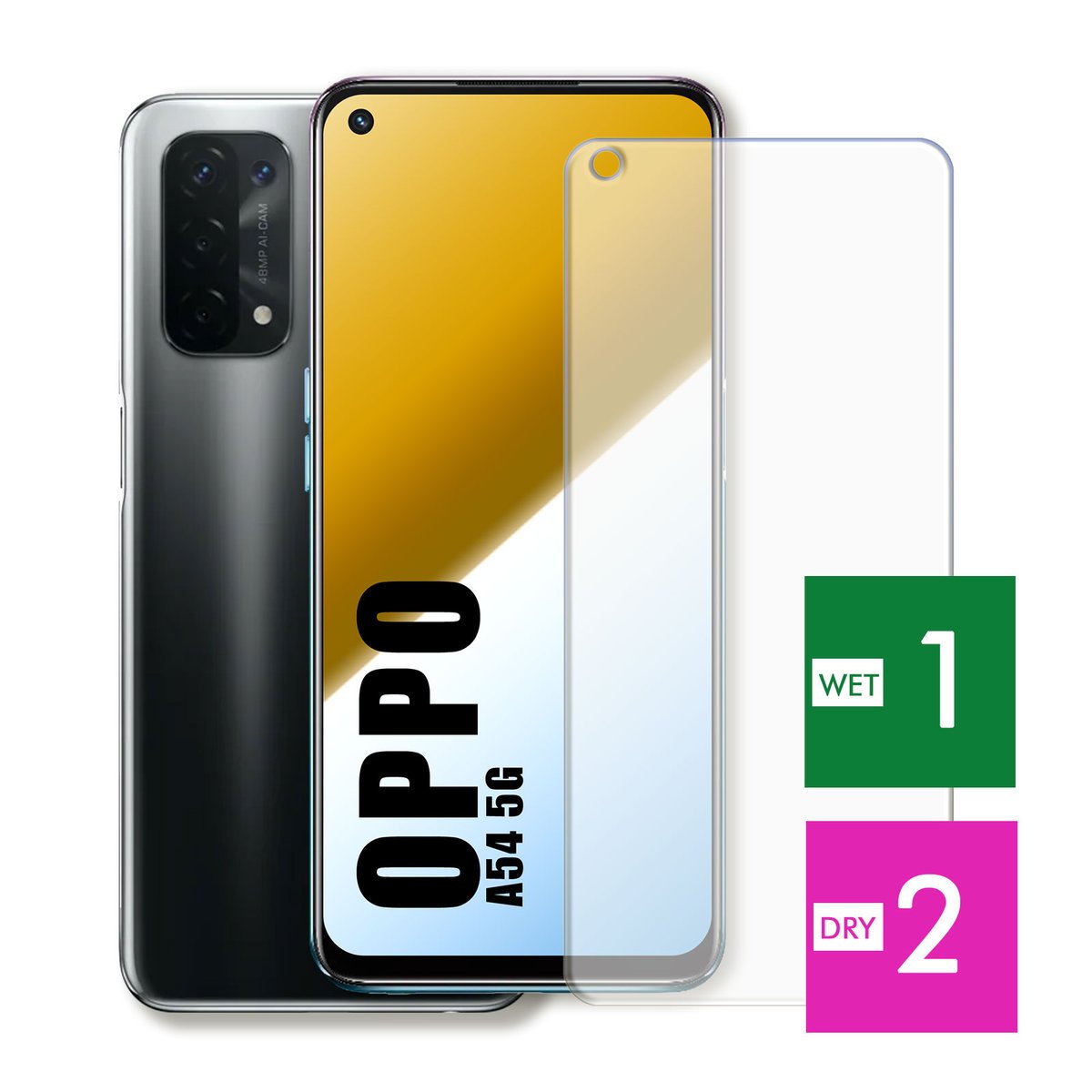 WZMOCNIONE SZKŁO DO OPPO A54 5G SZYBKA HARTOWANE 9H JAKOŚĆ