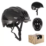 Kaski rowerowe - Mtv62j Czarny Rozm. S(48-52cm) Kask Dziecięcy Nils Extreme - miniaturka - grafika 1