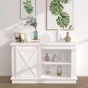 System do drzwi przesuwnych, stal węglowa, biały, 152 cm | 151700 VIDAXL - Akcesoria do drzwi - miniaturka - grafika 1