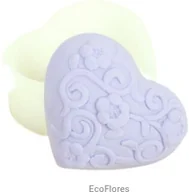 Dekoratorstwo - Forma silikonowa Serce i Kwiaty - miniaturka - grafika 1