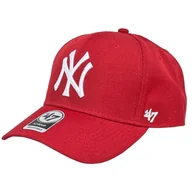 Czapki męskie - 47 Brand New York Yankees MVP Cap B-MVPSP17WBP-RD, Kobieta/Mężczyzna, Czapka z daszkiem, Czerwona - miniaturka - grafika 1