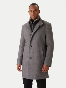 Bugatti Płaszcz przejściowy 821429-84204 D Szary Regular Fit - Płaszcze męskie - miniaturka - grafika 1