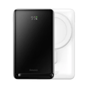 Baseus Powerbank Magnetic 10000mAh 20W (biały) - Powerbanki - miniaturka - grafika 2