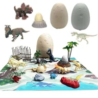 Zabawki interaktywne dla dzieci - Zestaw Jajo Dinozaura Niespodzianka Figurki Mata Zestaw Z Dinozaurami Mata - miniaturka - grafika 1