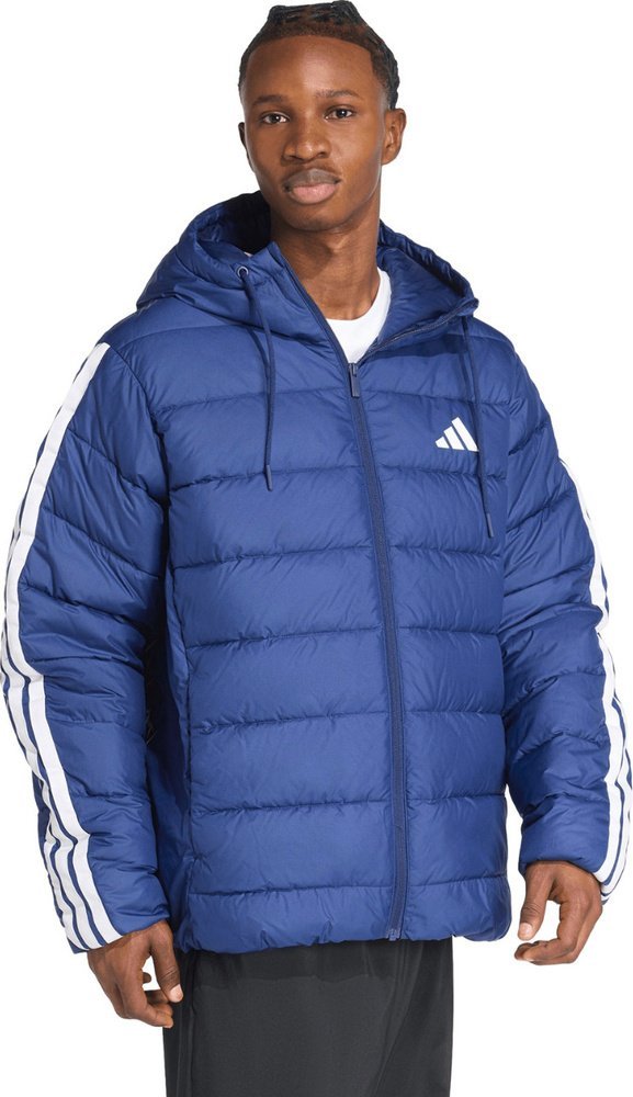 Kurtka męska adidas Essentials CLIMAWARM 3-Stripes niebieska JX7771 2XL