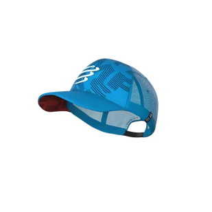 COMPRESSPORT Czapka lifestyle TRUCKER CAP niebieska - Czapki i chusty sportowe męskie - miniaturka - grafika 1