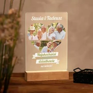 Ramki na zdjęcia - Lampka ramka L z wydrukiem na szkle akrylowym i podświetleniem LED - miniaturka - grafika 1