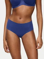 Majtki damskie - Triumph Figi klasyczne z wysokim stanem Pretty 10222227 Niebieski - miniaturka - grafika 1