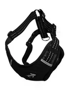 Szelki dla psów - All For Dogs All For Dogs Sportowe szelki rozm M Czarny VAT013577 - miniaturka - grafika 1