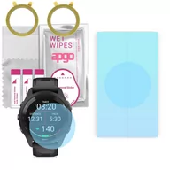 Akcesoria do smartwatchy - 2x Folia hydrożelowa do Garmin Forerunner 265 -  apgo HD HQ FLEX Smartwatch Hydrogel Protection Ochrona na ekran smartwatcha - miniaturka - grafika 1
