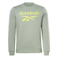 Bluzy męskie - Męska Bluza REEBOK RI FLC BIG LOGO CREW H54792 – Szary - miniaturka - grafika 1