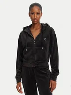 Bluzy damskie - Juicy Couture Bluza Iccle JCWAS125308 Czarny Loose Fit - miniaturka - grafika 1