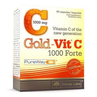 Olimp Gold Vit C 1000 Forte 60 caps - Witaminy i minerały - miniaturka - grafika 1