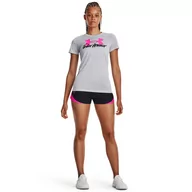 Spodnie sportowe damskie - Damskie spodenki treningowe Under Armour Play Up Short 3.0 - czarne - UNDER ARMOUR - miniaturka - grafika 1