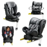Foteliki samochodowe - Fotelik samochodowy XRIDER i-Size 40-125 cm ISOFIX Kinderkraft Szary - miniaturka - grafika 1