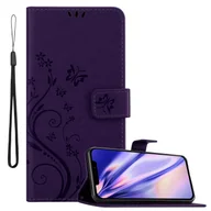 Etui i futerały do telefonów - Etui Cadorabo do Apple iPhone 12 PRO MAX Etui ochronne w kolorze fioletowym Etui ochronne na telefon komórkowy Etui Flowers Flower Case - miniaturka - grafika 1