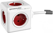 Listwy zasilające - PowerCube Extended 5 gniazd 3.0m czerwony 2304/FREXPC - miniaturka - grafika 1