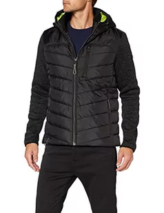 Camel Active Męska kurtka pikowana 4301704r3617, czarna, 68, Schwarz - Kurtki męskie - miniaturka - grafika 1